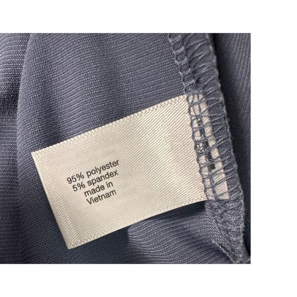 Lane Bryant Womens Plus Size Blue Gray Cap Sleeve Drape Neck Top - Picture 5 of 8